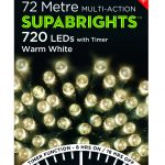 Premier Supabright Multi Action 72m LED Christmas Lights (Warm White)
