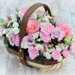 Mothers Day Pink Perfection Flower Basket