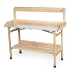 Terra Potting Table – With Top Shelf