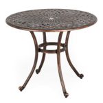 Ellister Regency 90cm Dining Table – Bronze