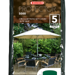 Bosmere Protector 5000 Circular Patio Set Cover – 8/10 seat (Green)