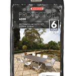 Bosmere Protector 6000 Rectangular Patio Set Cover – 8 seat (Black)