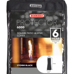 Bosmere Protector 6000 Square Patio Heater Cover (Black)