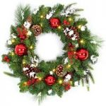 LED Decorative Wreath with Hanger