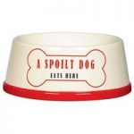 A Spoilt Dog Eats Here Feeding Bowl