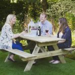 Forest Garden Rectangular Picnic Table – Small