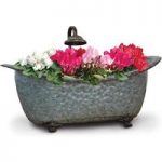 Bath Planter Kit with 6 Cyclamen Plants and 10 Litres of Super Compost
