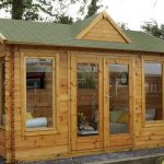Forest Garden Alderley Log Cabin 4.0m x 3.0m (ASSEMBLED)