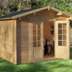 Forest Garden Bradnor Log Cabin 2.2m x 2.2m (ASSEMBLED)