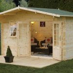 Forest Garden Buxton Log Cabin 4.0m x 3.0m (ASSEMBLED)