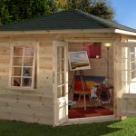 Forest Garden Wenlock Log Cabin 3.0m x 3.0m 28mm