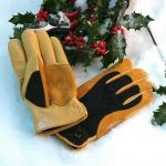 Gold Leaf Winter Touch Gloves