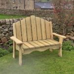 Alton Manor 2 Seater Wooden Bench