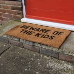 Beware of the Kids Doormat