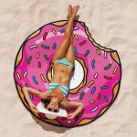Gigantic Doughnut Beach Towel