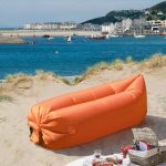 LazyBag Instant Lounge Seat – Orange