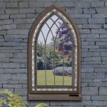 Suntime LED Church Style Arched Garden Mirror