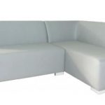 Torino White Right Arm Corner Sofa