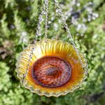 Chapelwood Hanging Glass Feeder Sunflower