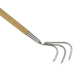 SS Long Handled 3 Prong Cultivator