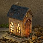 Garden Glows “Home of Cornelius Wasp” Illuminated Garden Fairy House