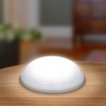 Wirefree Illuminated Rechargeable Half Circle Table LED Unit
