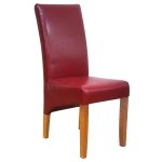 Sherborne Bordeaux Red Leather Chair