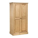 Classic Chiltern Solid Pine 2 Door Wardrobe