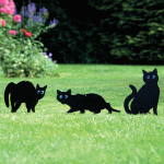 Set of 3 Metal Cat Scarers