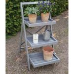 Fallen Fruits Pine Stepped Plant Stand