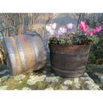 Whisky Barrel Planter