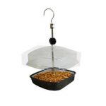Kingfisher Hanging Mealworm Bird Feeder with Canopy