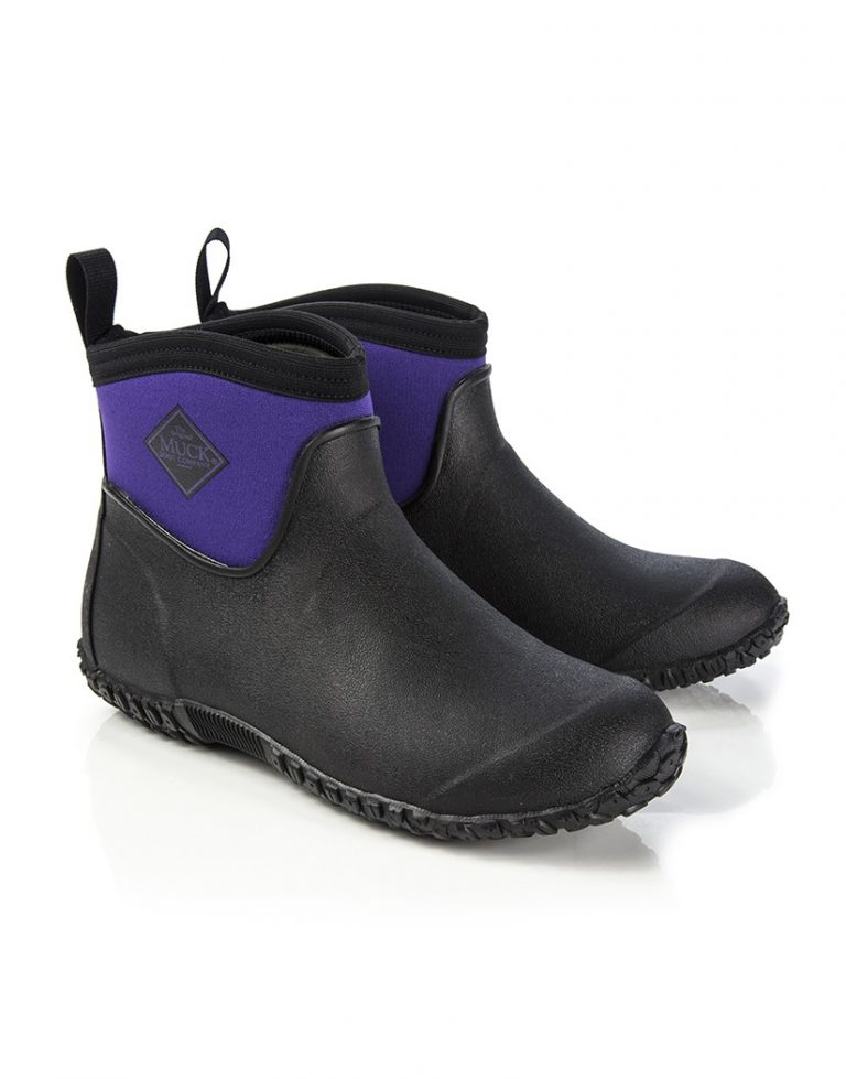 Muck Boots – Women's RHS Muckster II Ankle (Black/Purple) | All Garden ...