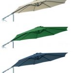 LG Outdoor Orchid 3.0m Push Up Cantilever Parasol – Navy Blue