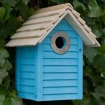 Blue Wooden Nest Box