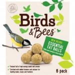 Essential Wild Bird Food Fat Balls X6