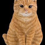 Vivid Arts Real Life Sitting Cat Ginger – Size B