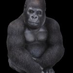 Vivid Arts Real Life Sitting Gorilla – Size D