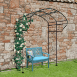 Giverny Arbour – Traditional Gloss Black