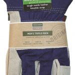 Town & Country Mens Gardening Gloves Value 3pk (Large)