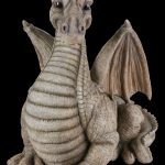 Vivid Arts Large Winged Dragon Grey – Size A