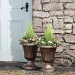Garden Grow Set of 2 Urn Planters – Bronze