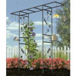 Perching Birds Black Arch Feeding Station with Accessories
